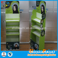 2015 BC-Flute Foldable durable heavy duty Cardboard Display Logo Customized Exhibition Stand/advertising display/pallet display